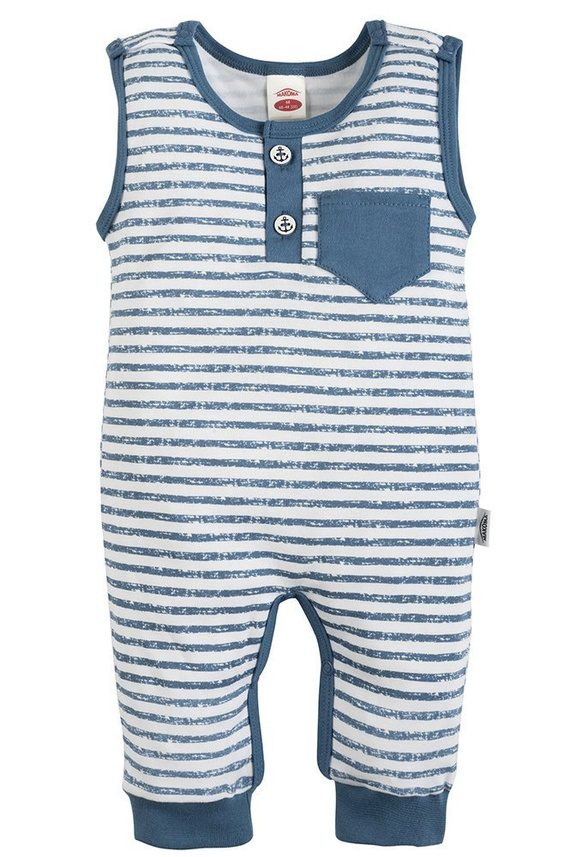 Ogrodniczki "BLUE SEA" Makoma biały