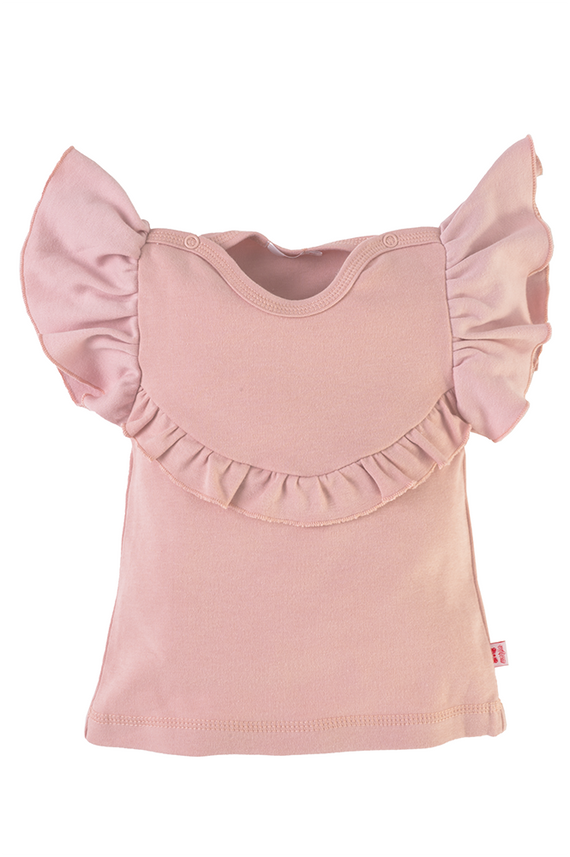 Tunika z długim rękawem 1717B Cherry Marija - powder pink