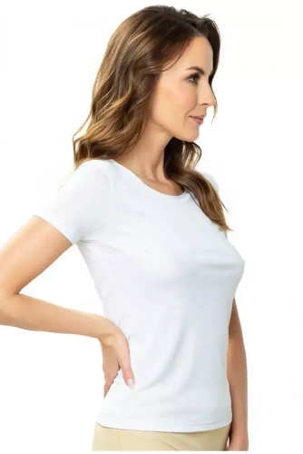 T-shirt damski 86556 Otto Mewa biały