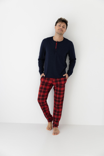 Piżama męska Xavier Sensis - granatowy