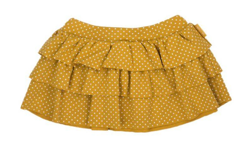 176173 Michalina Spódniczka Nicol - musztardowy