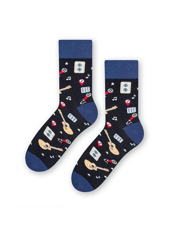 ART.039 Skarpetki młodzieżowe Steven 001 jeans melanż