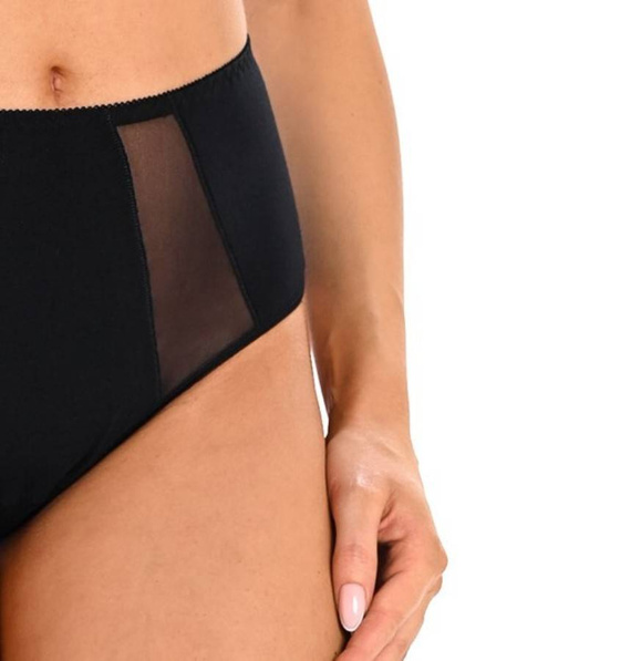 Figi z wysokim stanem Vicky Teyli - czarny