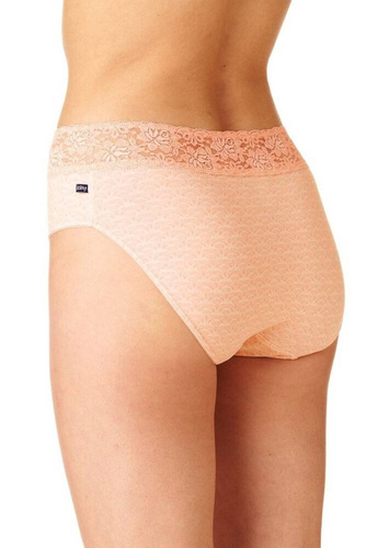 Figi damskie LPC 670  2-pak Key morelowy beżowy