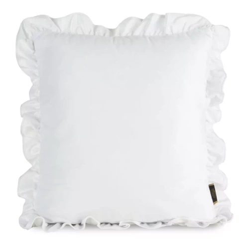 Poszewka dekoracyjna Brenda z falbanką Eurofirany biały