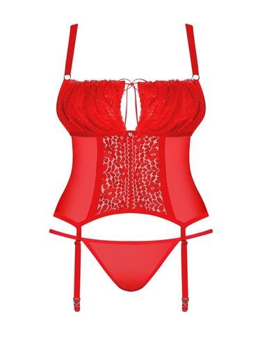 Gorset Blossmina Obsessive czerwony