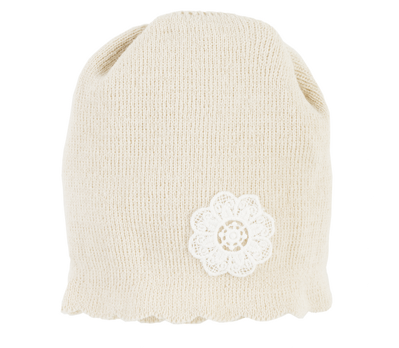 Czapeczka ażurowa CZ4Beż Marija - beżowy