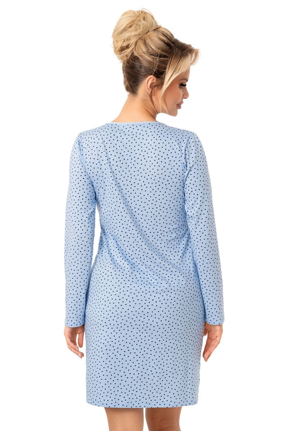 Donna Star – koszula nocna damska z bawełny, długi rękaw, praktyczne opakowanie