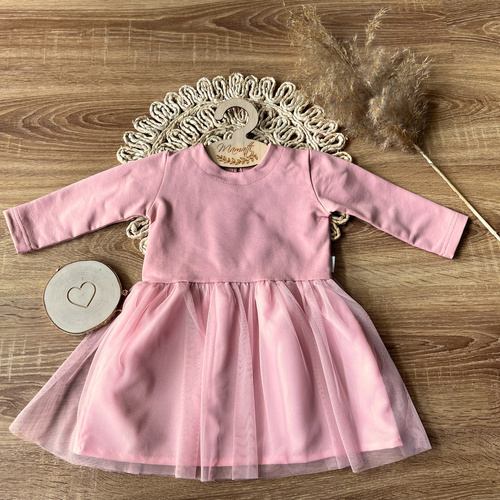 Sukienka z długim rękawem SH051 Mamatti