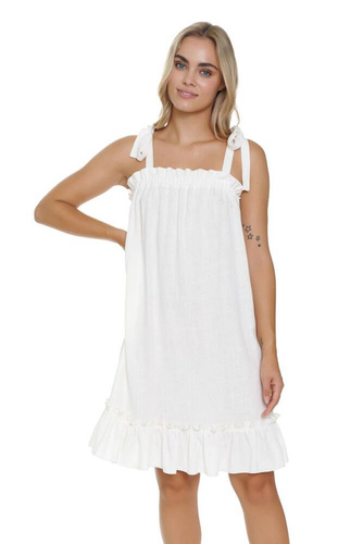 Koszula Nocna z lnem 5309 Doctor Nap - natural