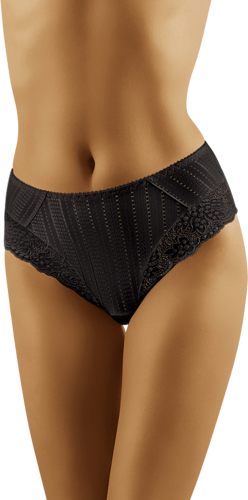 Figi damskie Eco-DI Wol-Bar - czarny