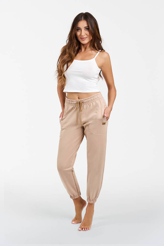 Spodnie dresowe Viva Italian Fashion - beżowy 