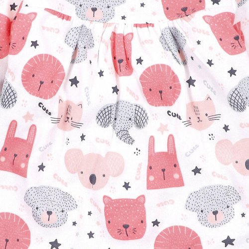 Sukienka z bawełny organicznej My best friends Nini druk