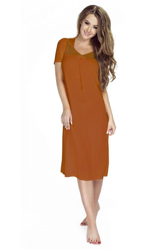 1693 Berenika halka koszula nocna damska Mewa szafirowy