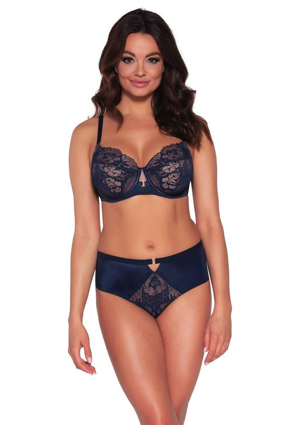 Biustonosz Półusztywniany 1937 Maxi Ava granatowy