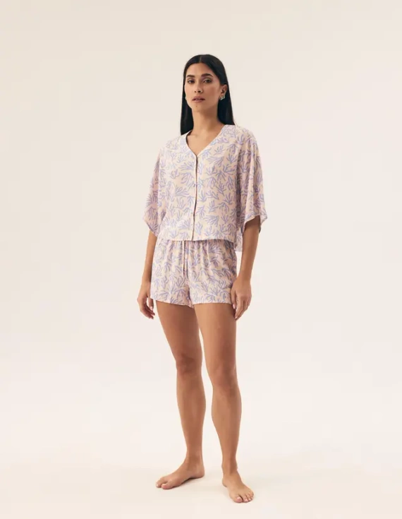 Piżama Damska 42670 Nadar Henderson - light blue