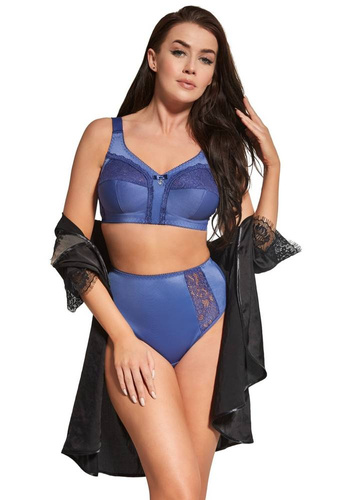 Nina Biustonosz Miękki bez fiszbin 585 Viki - atramentowy