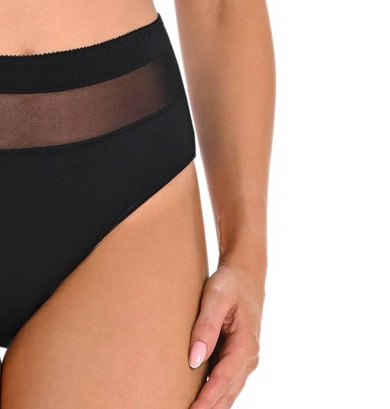 Figi z wysokim stanem Vera Teyli - czarny