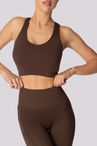 Top biustonosz base sportowy Mona caffe