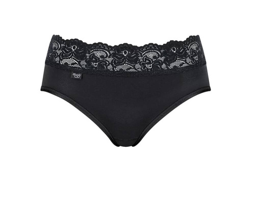 Figi Damskie Romance Midi Sloggi Go - black