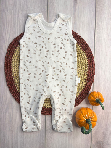 Bawełniane śpiochy dla niemowląt Mamatti SC15430 listki