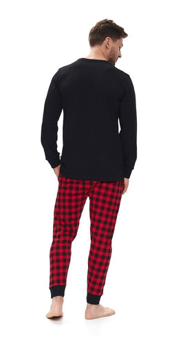 PMB.9761 Piżama Męska Doctor Nap - red