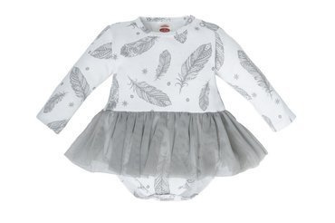 Sukienkobody długi rękaw "WHITE ANGELO" Makoma