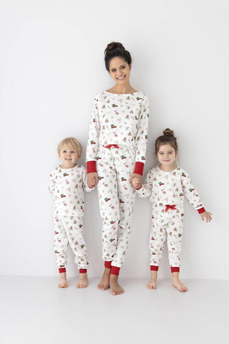 Piżama damska Samantha Sensis - ecru