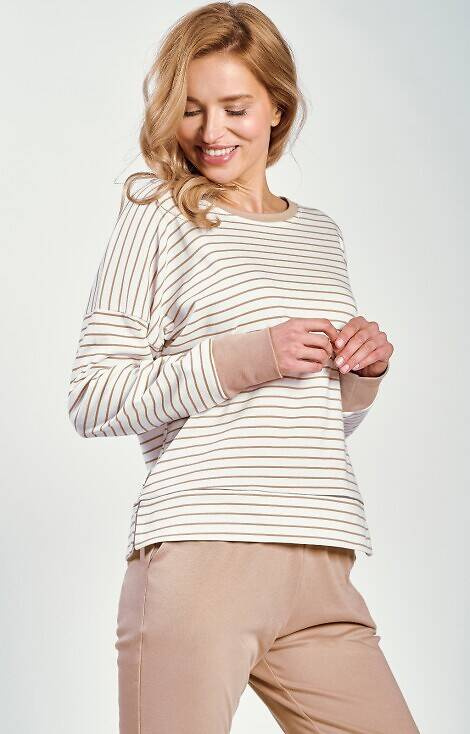 Piżama damska 3226 Maggie Taro - beżowa