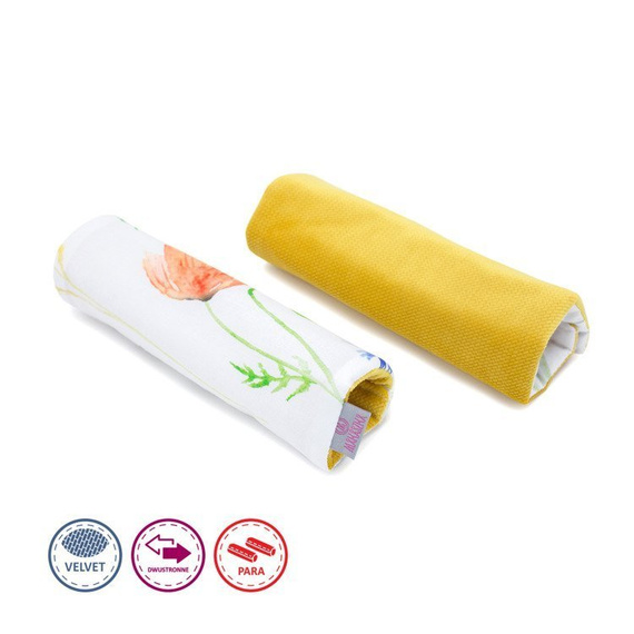 Ochraniacze na pasy Sawanna Velvet Makaszka