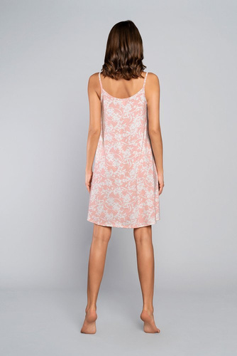 Koszula nocna, wąskie ramiączko Bryza Italian Fashion - łosoś 