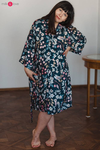 Szlafrok bambusowy Forest Milk&Love 