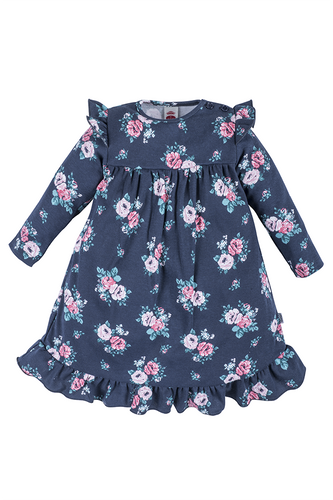 Sukienka z falbanką "Rose Bonica" Makoma