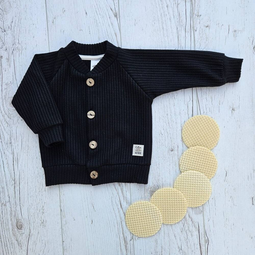 Bluza "Natural Waffel" Makoma black