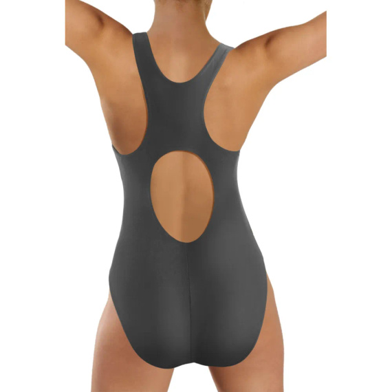BW 714 Strój kąpielowy jednoczęściowy Sesto Senso grafitowy