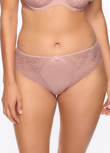 Gaia GFP 1289 Freja różowe – figi damskie, klasyczne, z koronką, wygodne