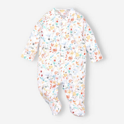 Pajacyk z bawełny organicznej Bicycle Nini druk