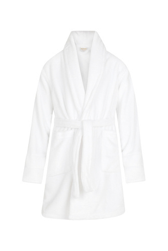 Szlafrok dziecięcy polarowy Calido ByShelly - biały