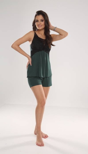 Piżama Damska 612 Artemise Forex- zielony