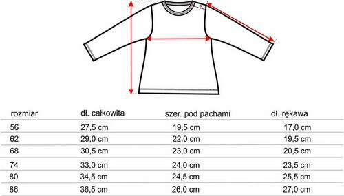 Nini Circus – bluzka niemowlęca z organicznej bawełny, antyalergiczna i ekologiczna