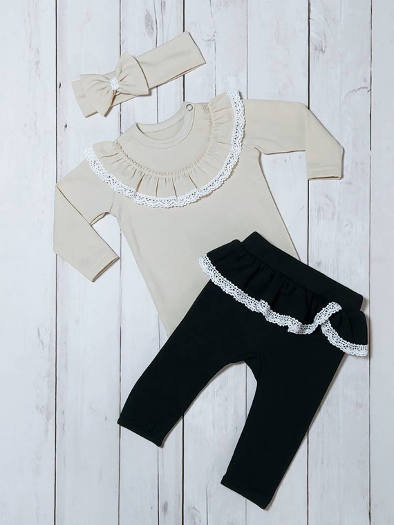 Spodnie niemowlęce Eliza Bambarillo czarny