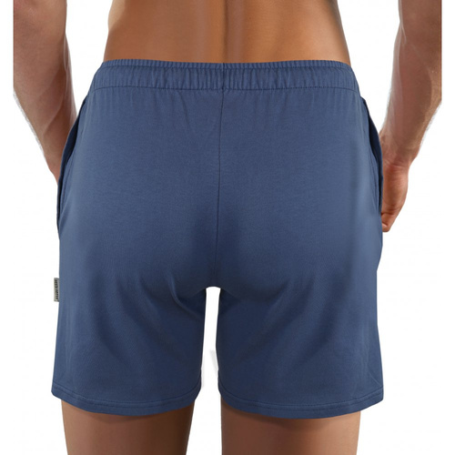 Spodnie piżamowe Milo 2 Sesto Senso gładkie jeans