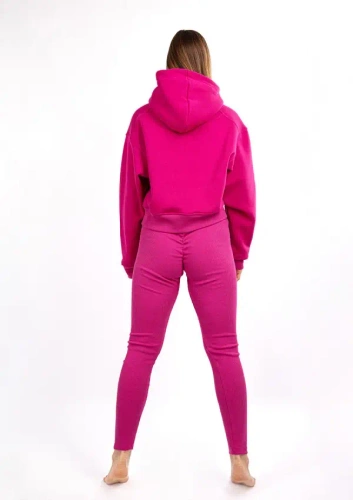 Komplet dresowy bluza+ legginsy DK-K-B13 Dkaren - fuksja