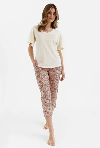 Piżama damska 457 Cana -waniliowy