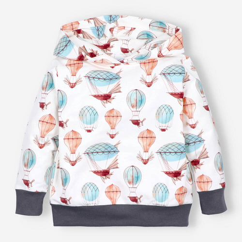 Bluza dresowa z kapturem I love Colors - balony