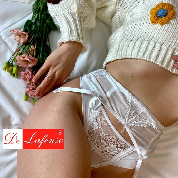 478 Neoli Pas do pończoch Forex - biały