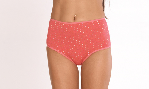 Figi wysokie 018 Sara De lafense - malinowy kropki