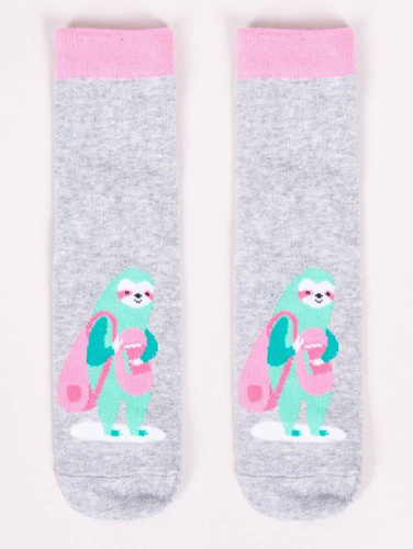 Skarpety SKA-038G School Animals  Dziecięce i Młodzieżowe YO! mix kolor