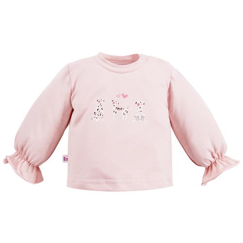 Bluzka dla dziewczynki Dogs & Spots Eevi- różowa