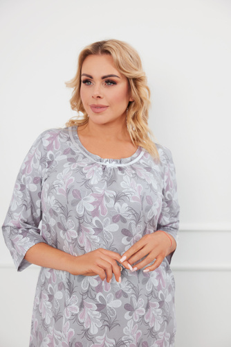 Koszula nocna z rękawem 3/4 Ardila Italian Fashion - druk 